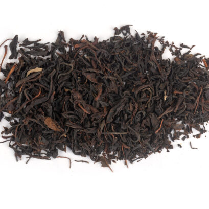 black tes leaves